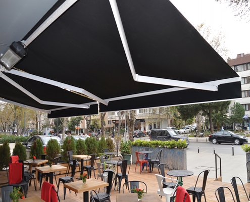 dikili Tente Pergola, Mafsallı Tente Modeli 1