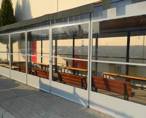 dikili Tente Pergola, Şeffaf Stor Modeli 5