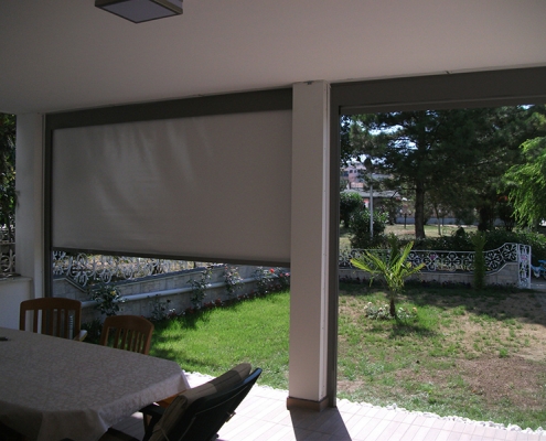 dikili Tente Pergola, Zip Perde Model 1